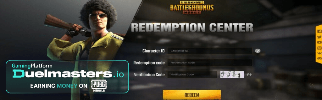 PUBG Mobile Redeem Codes