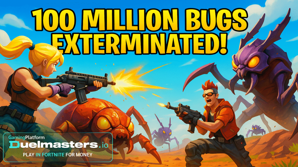 Fortnite Players Crush 100M Bugs in 12 Hours Ahead of Fortnite Tournaments