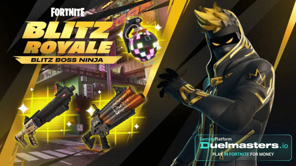 Ninja Returns to Fortnite Blitz Royale with Exclusive Skin