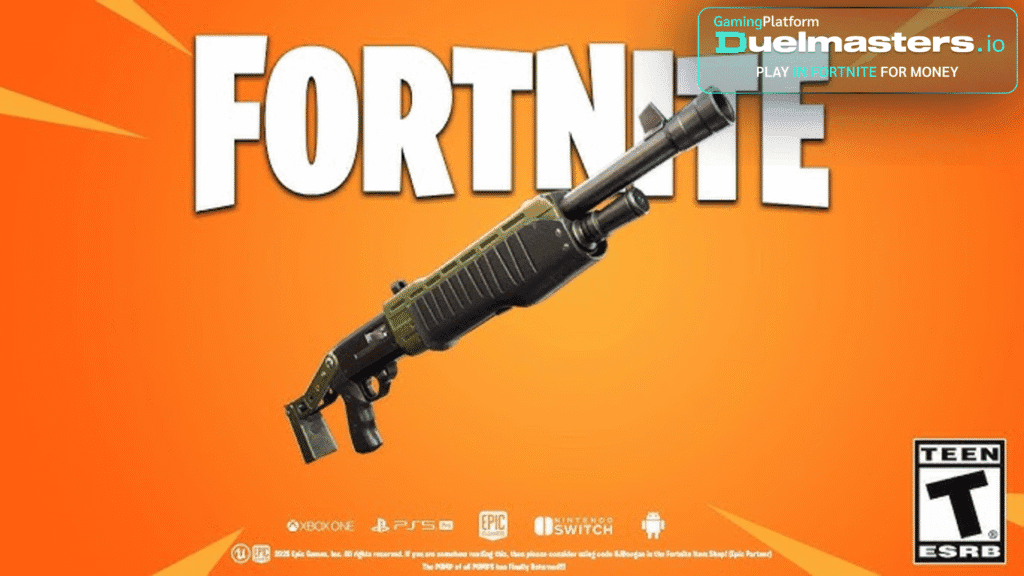 Fortnite Grapple Gloves and Pump Shotgun