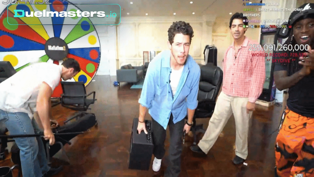 Jonas Brothers Kai Cenat Stream Surprise Cameo, Peak Views
