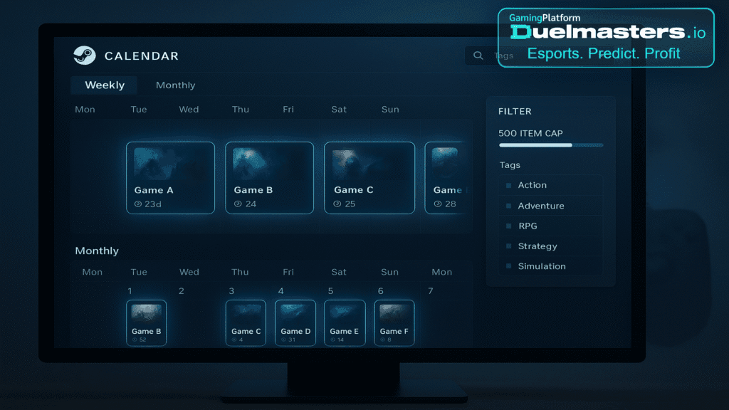 Steam Personal Calendar (Steam Labs) What It Does