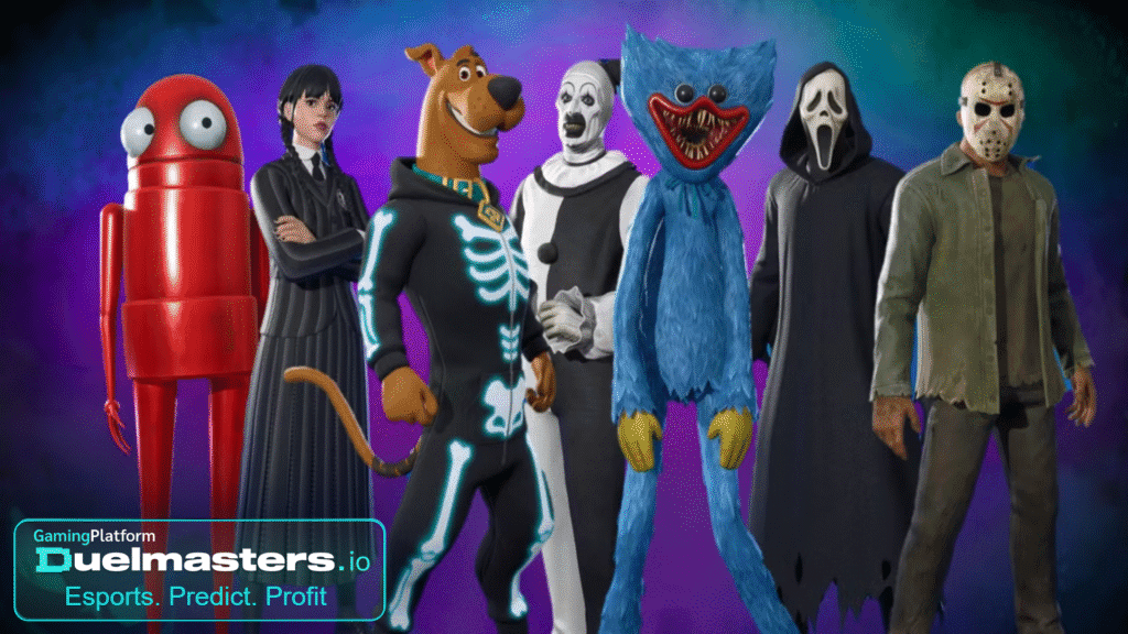 Wednesday & Art the Clown in Fortnite’s 2025 Halloween Event