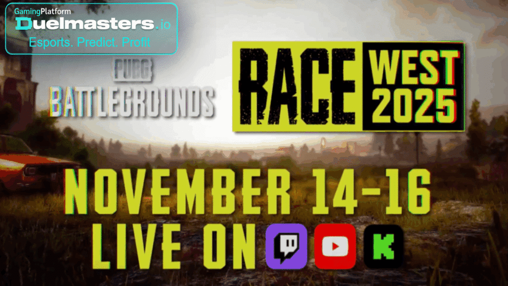 PUBG Race West 2025 Creator Showdown