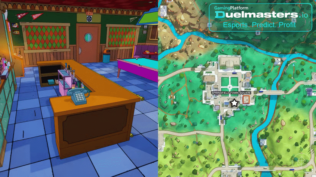 What Are Hidden Gag Locations in Fortnite Simpsons