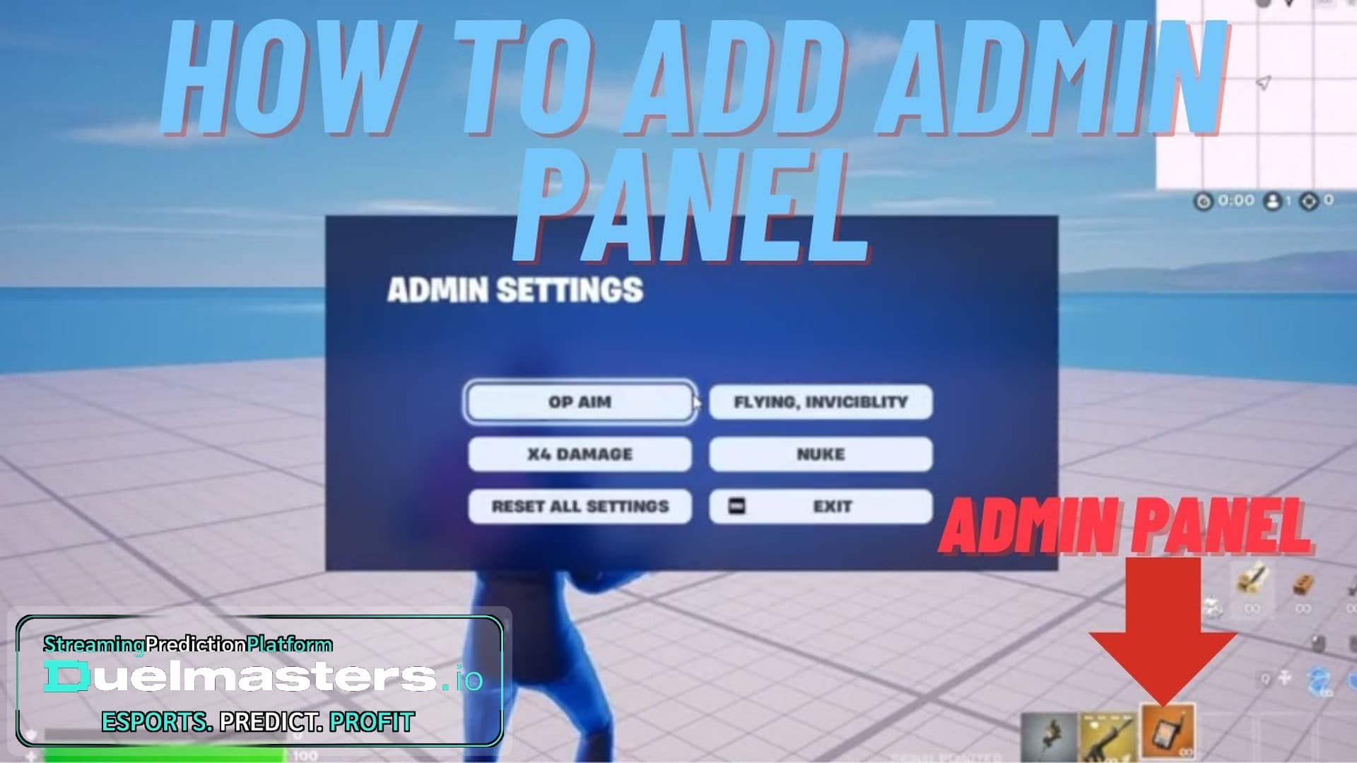 admin panel